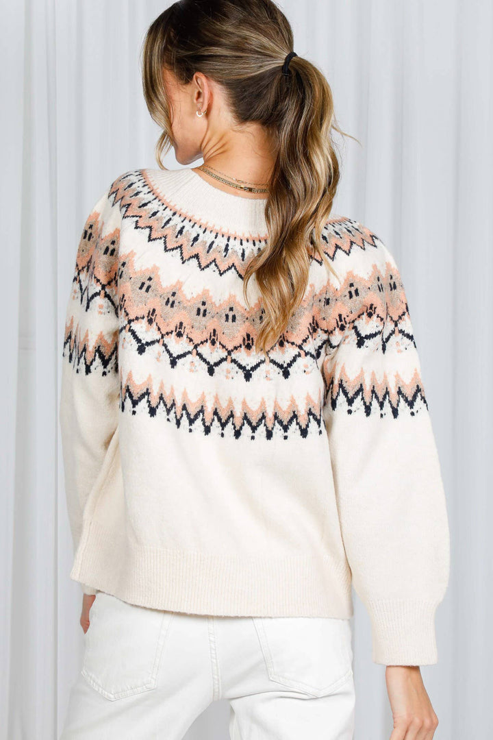 Fair Isle Pullover Sweater