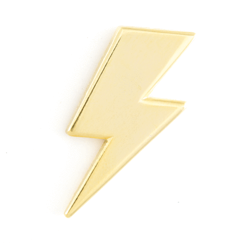 Lightning Bolt Enamel Pin