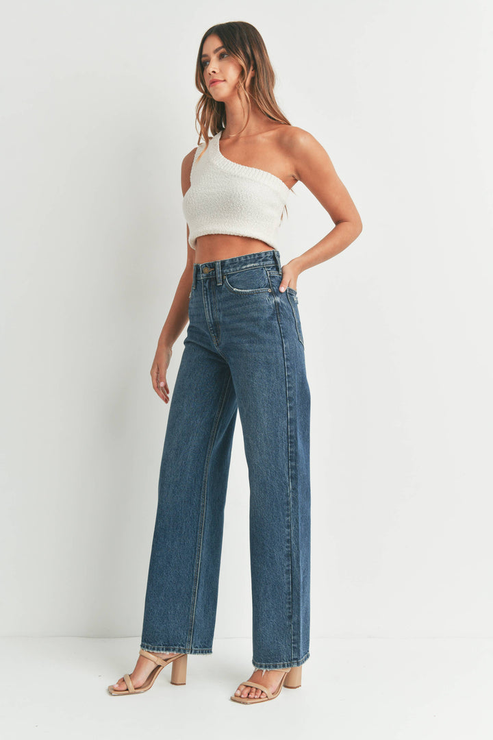 High Waisted Skater Jean