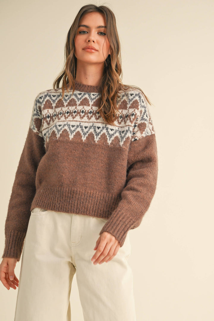 Aztec Pattern Sweater