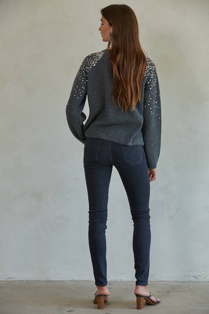 Sequin Detail Sweater