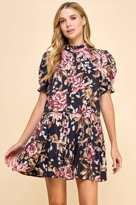 Floral Button Down Dress