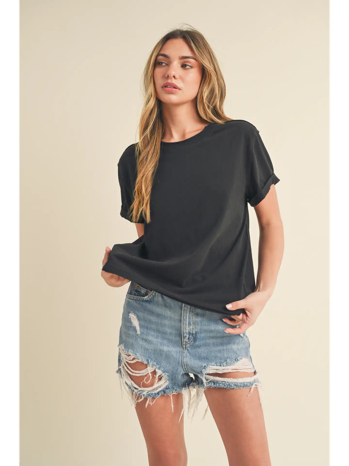 Mali Baby Tee Short Sleeve Top