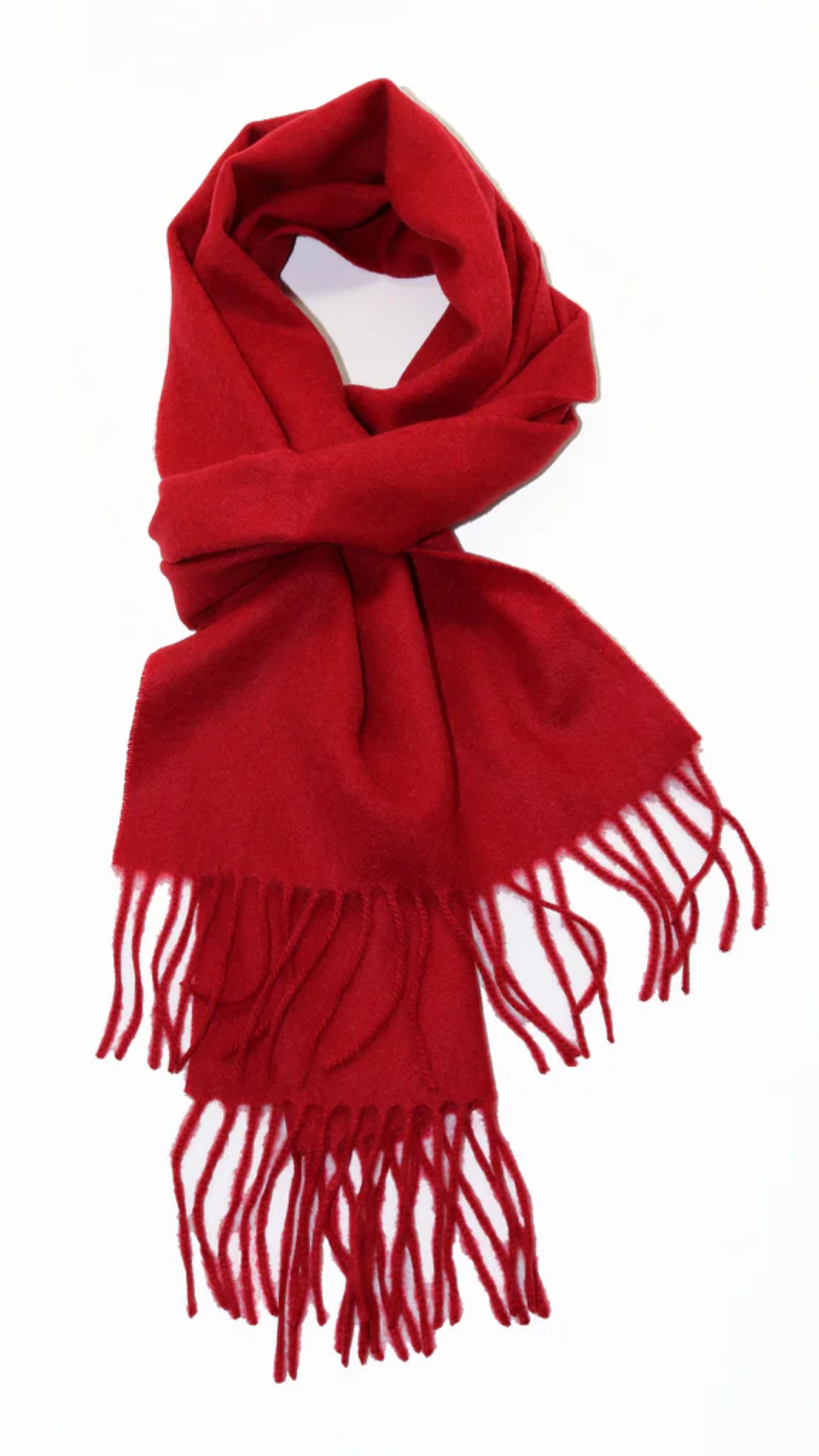 Cashmere Scarf with Fringe