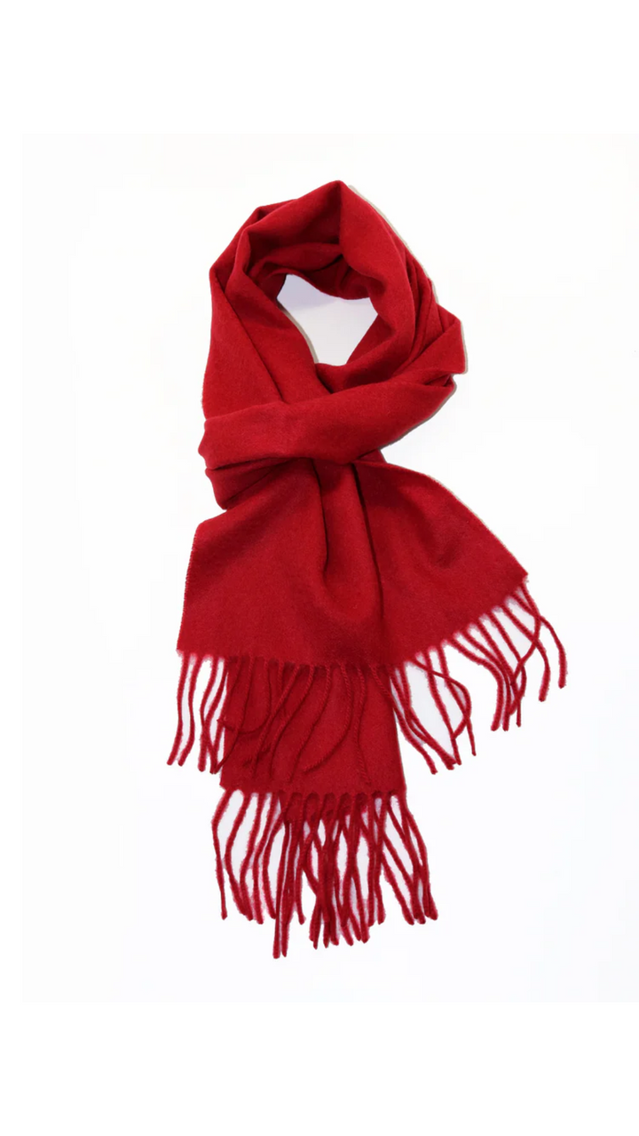 Cashmere Scarf with Fringe