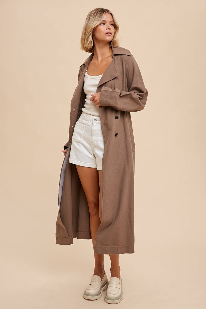 Double Breasted Trench Coat