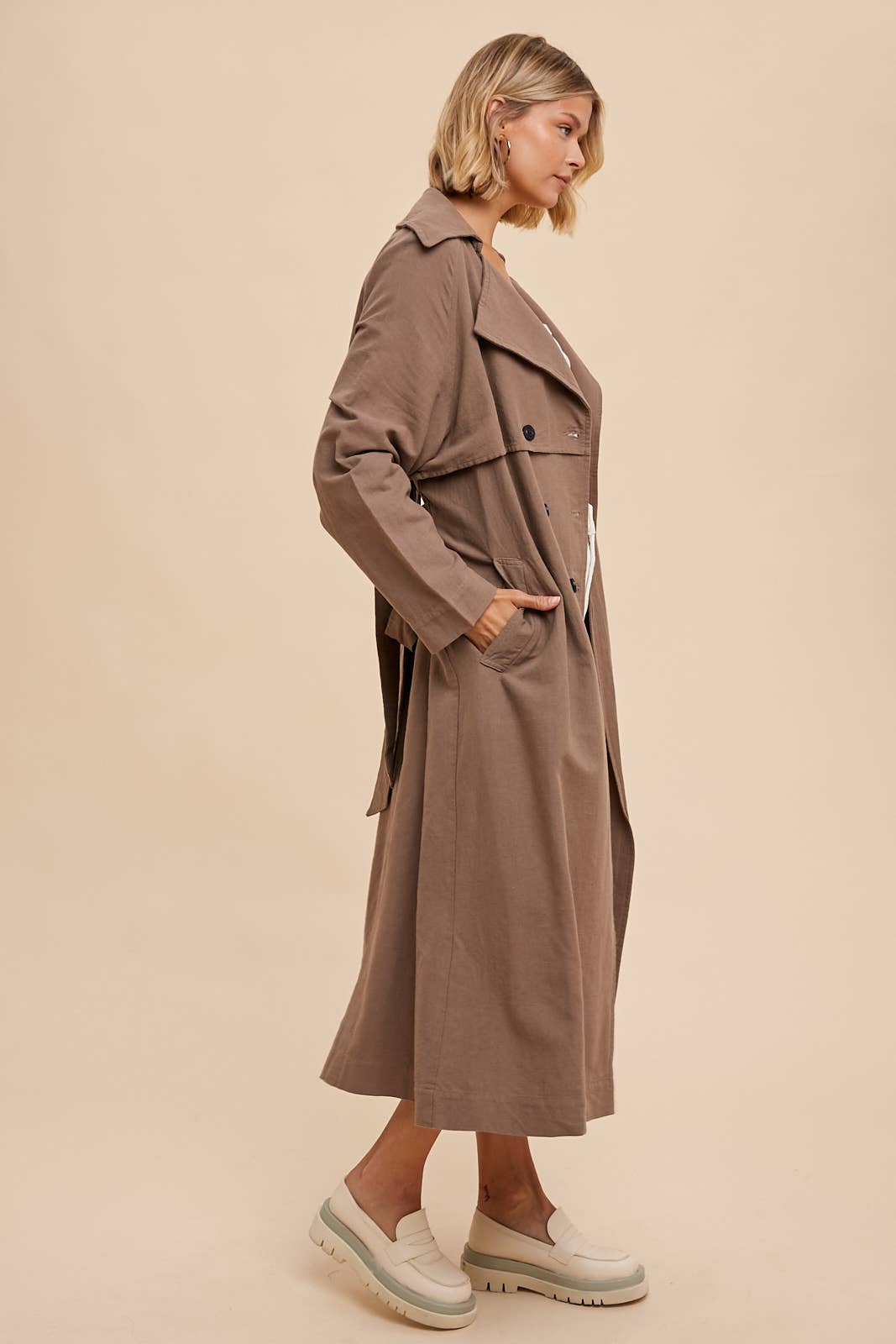 Double Breasted Trench Coat