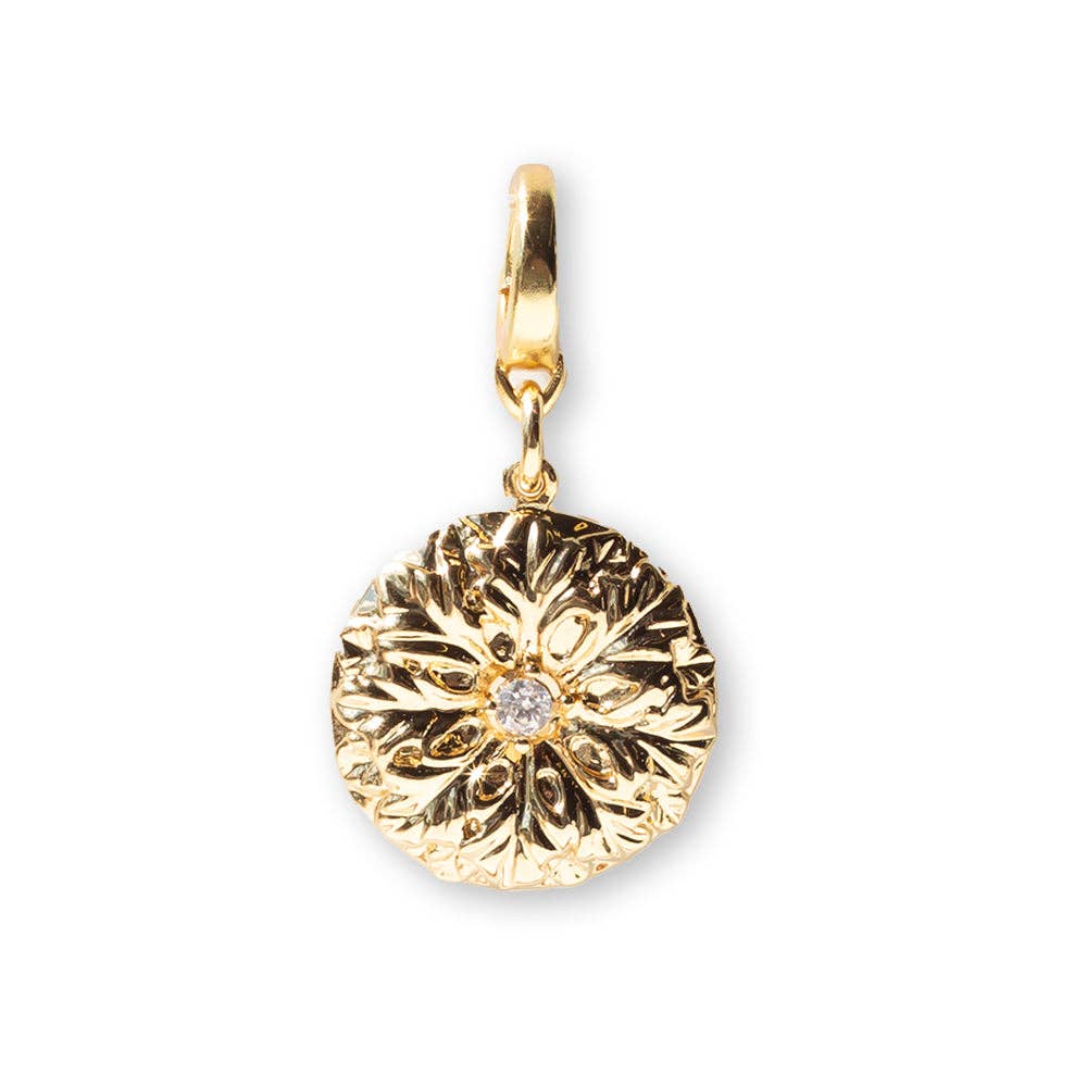 Flower Medallion Charm