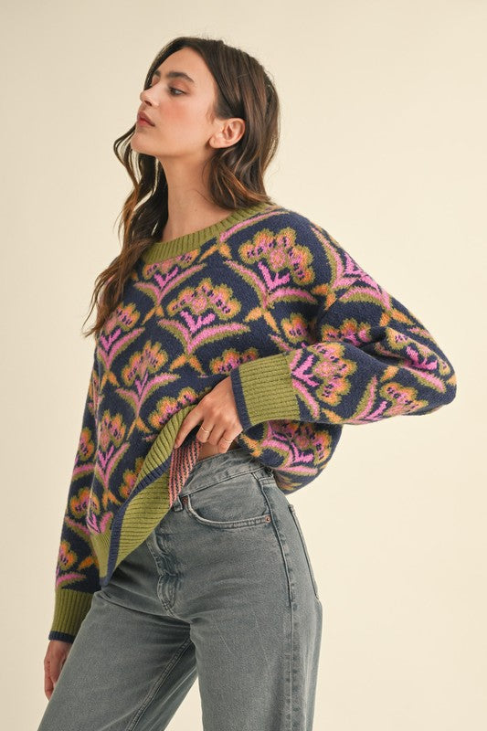 Floral Sweater