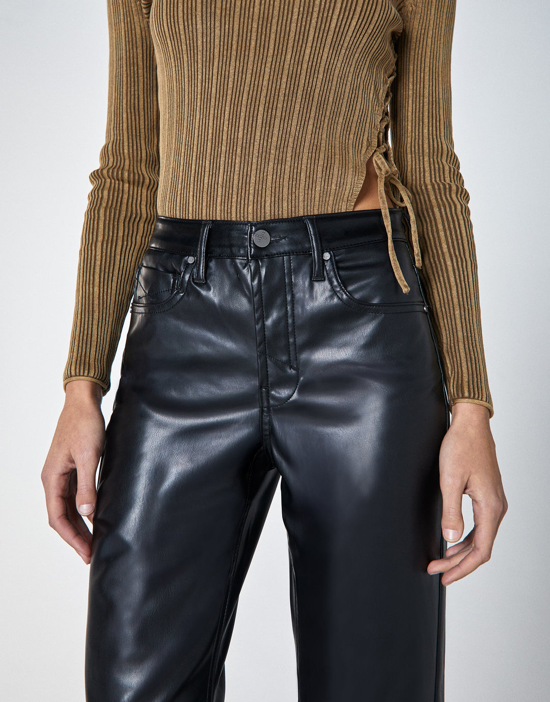 Paloma Chromatic Vegan Leather Pants